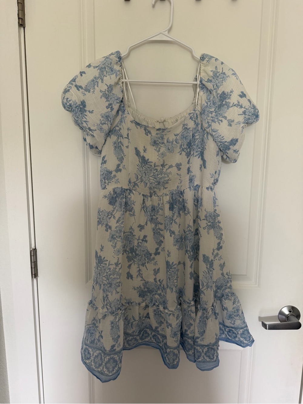 Blu Pepper Blue Toile dress